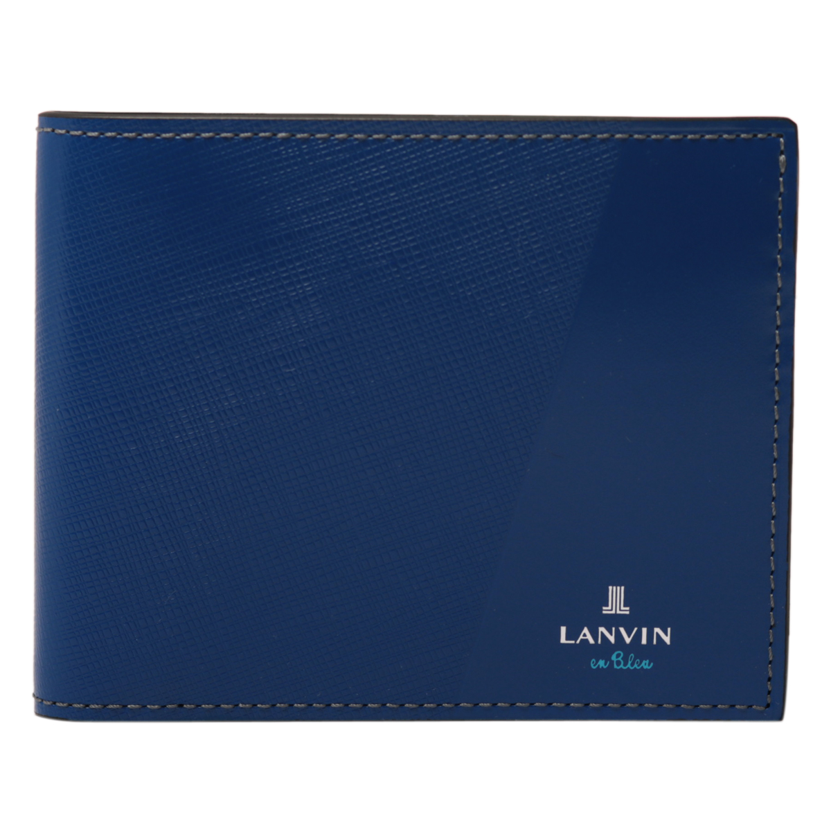 ランバンオンブルー 二つ折り財布 小銭入れ パーシャル メンズ 555613 LANVIN en Bleu 牛革 本革 レザー