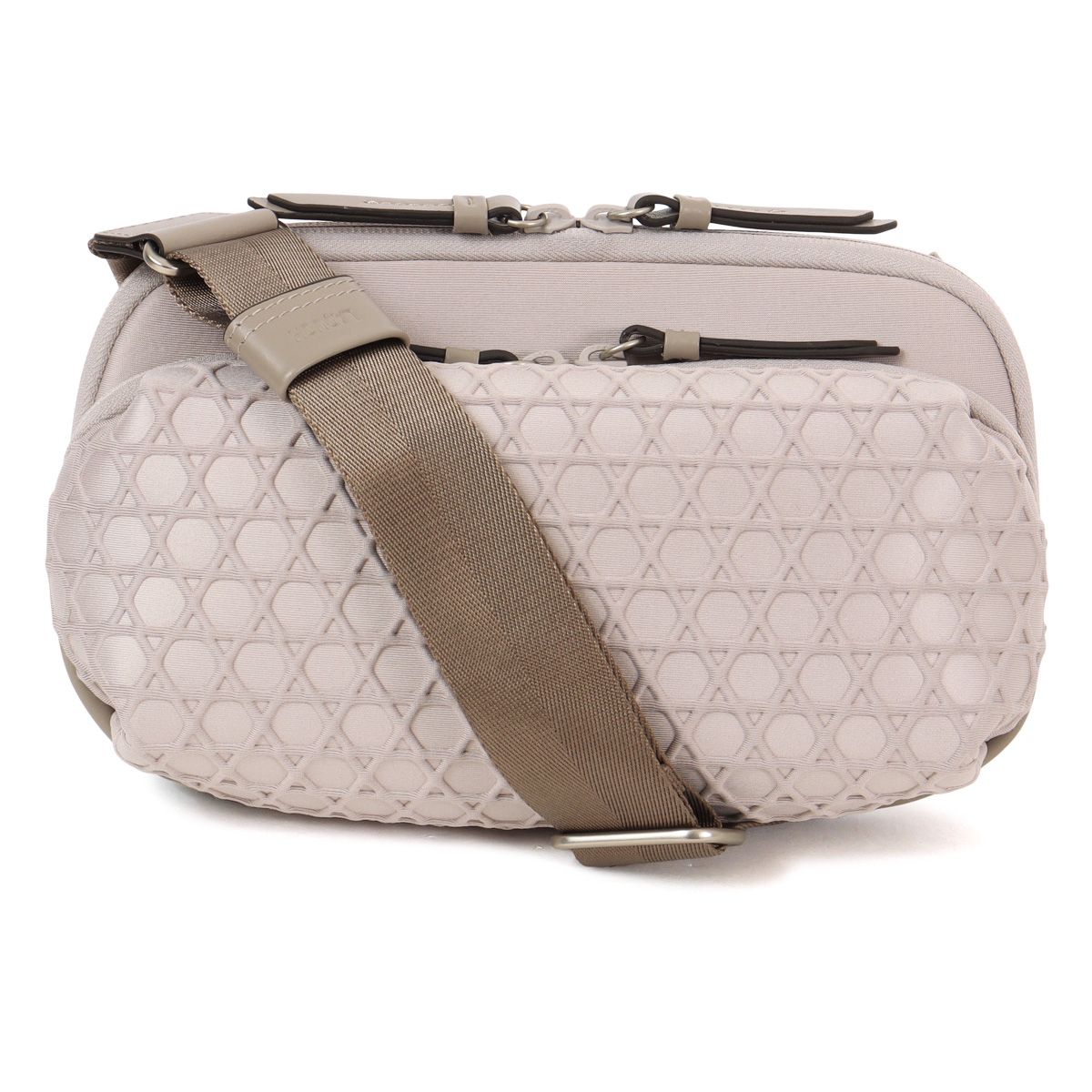 ラクーオ ショルダーバッグ ボディバッグ 2WAY 軽量 撥水 031605 籠目