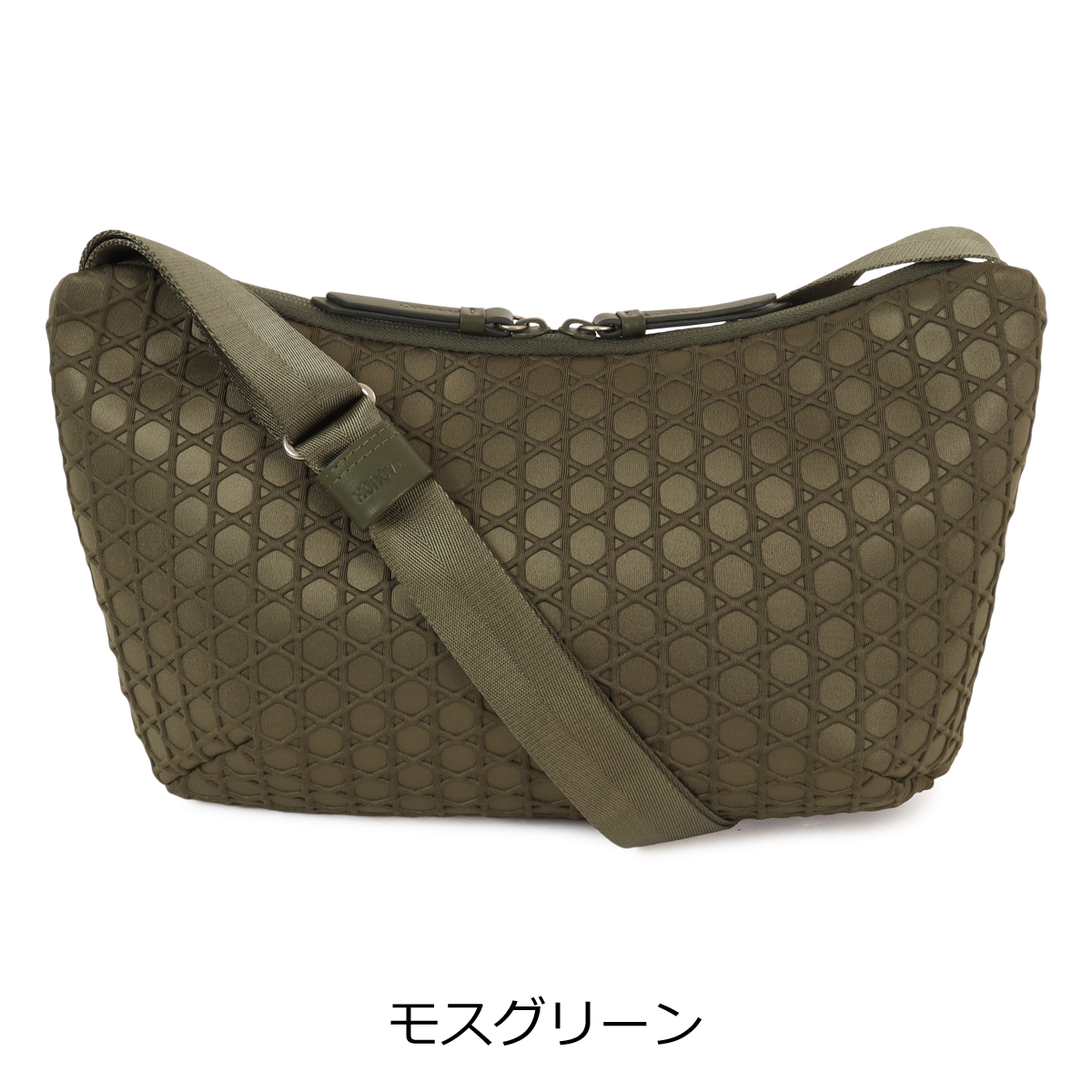 ラクーオ ショルダーバッグ 軽量 撥水 031606 籠目柄 ボンディング 
