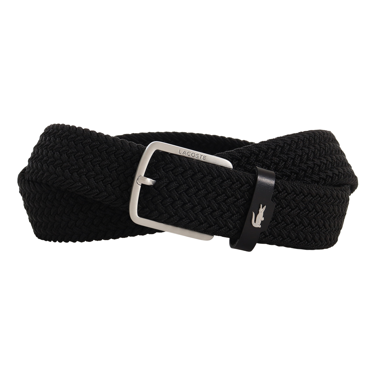 LACOSTE（ラコステ） ベルト 日本製 メンズ メッシュベルト ピンタイプ
