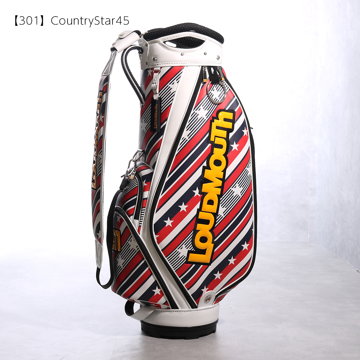 新品未使用！Loudmouth Golf 絵文字デザイン ゴルフバッグ