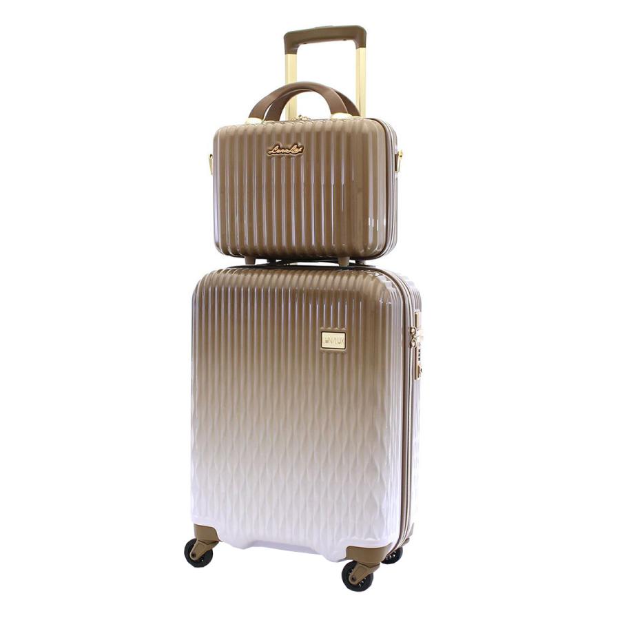 シフレ スーツケース 32L 48cm 2.8kg ルナルクス LUN2116K-48 Siffler 抗菌加工 旅行 キャリーケース ハードキャリー セット かわいい ミニトランク付き｜sacsbar｜04