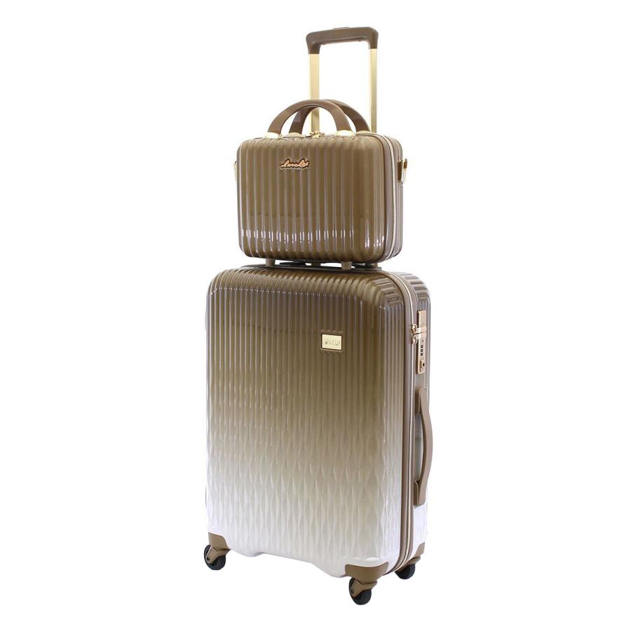 シフレ スーツケース 43L 55cm 3.4kg TSAロック ルナルクス LUN2116K-55 Siffler 抗菌加工 旅行 キャリーケース ハードキャリー セット ミニトランク付き｜sacsbar｜04