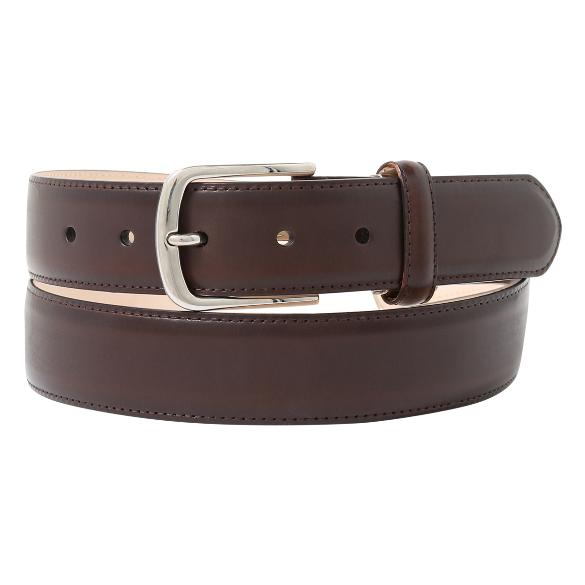 【新品】LEYVA ベルト レザー 高級 レイバ ベルト メンズ 11809 LEYVA 本革 レザー ピン式 : サックスバー