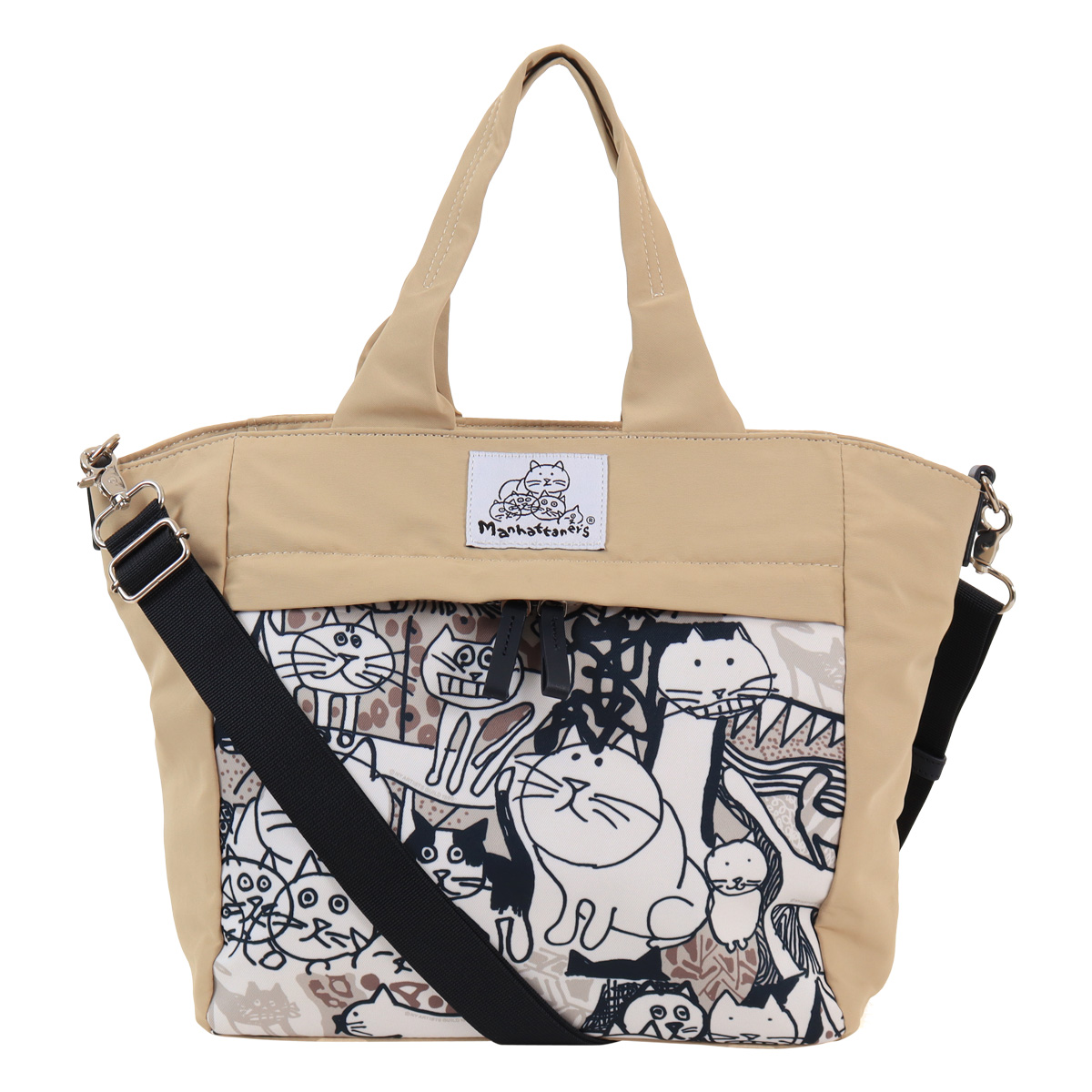 Manhattaner's（マンハッタナーズ） トートバッグ A4 2WAY 猫