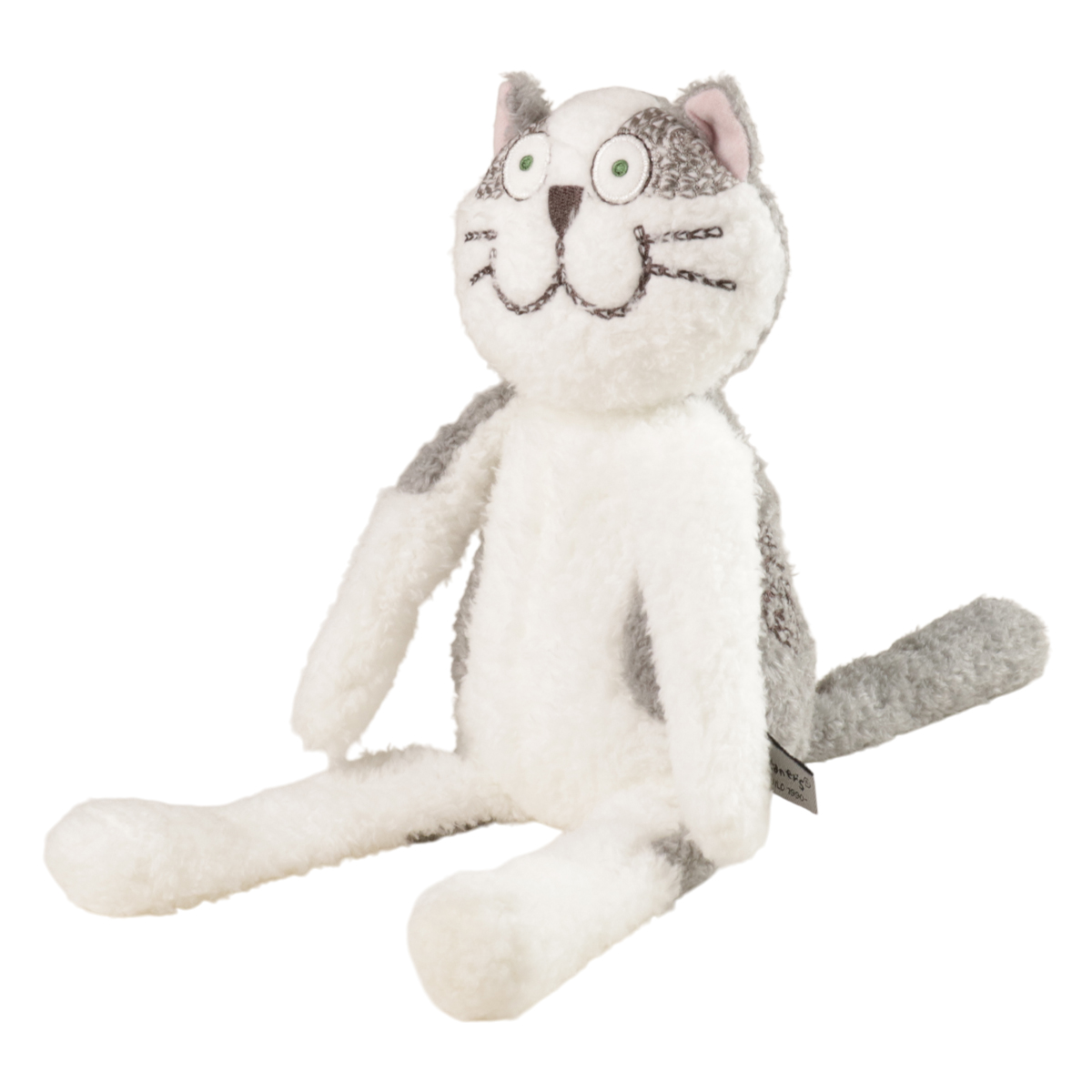 マンハッタナーズ　MANHATTANER’S グレーの猫 ぬいぐるみ Manhattaner's（マンハッタナーズ） ぬいぐるみ 座る 猫 ねこ Sサイズ