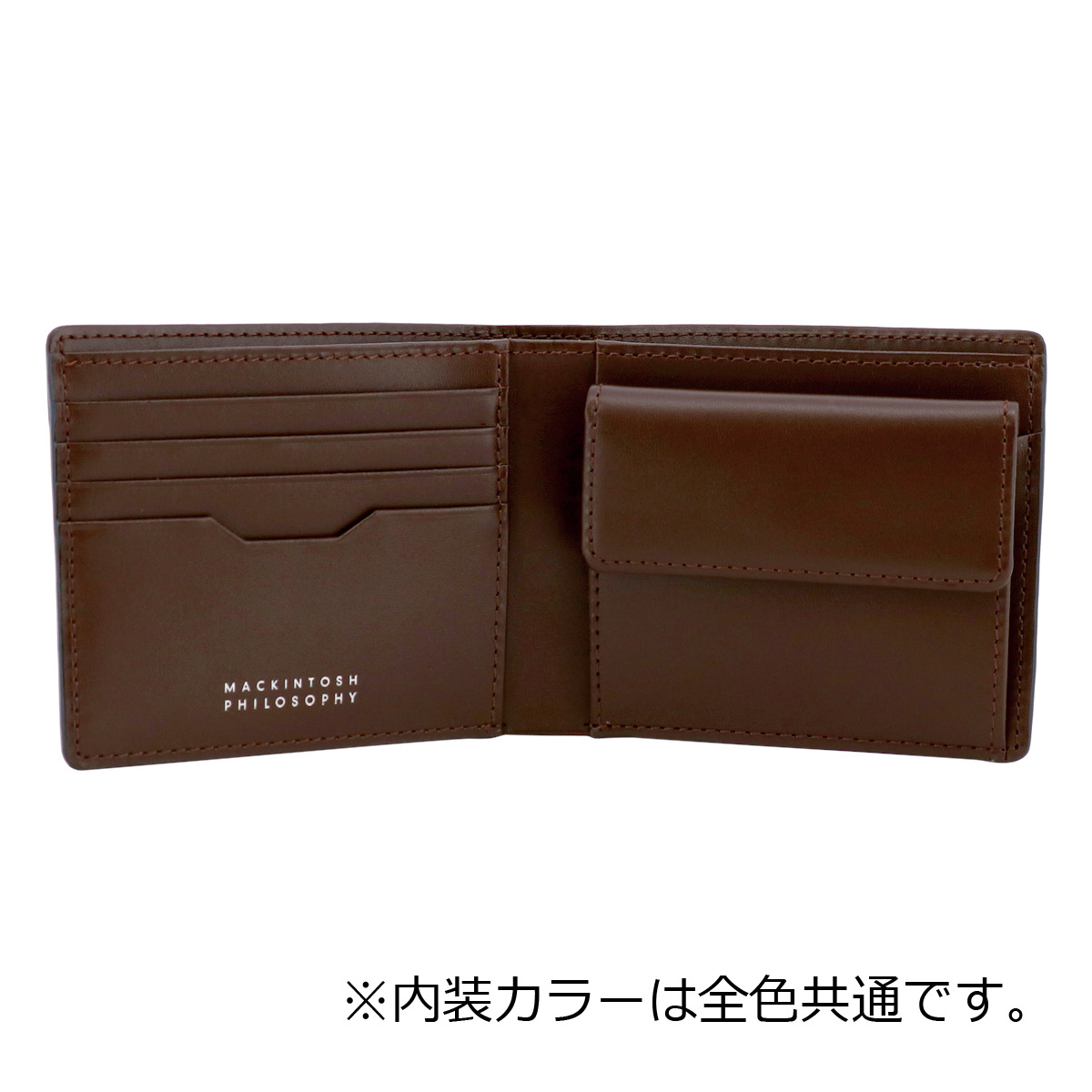 マッキントッシュフィロソフィーレザー二つ折り財布本革ミニ財布牛革折りたたみ財布 MACKINTOSH PHILOSOPHY（マッキントッシュフィロソフィー） 二つ折り