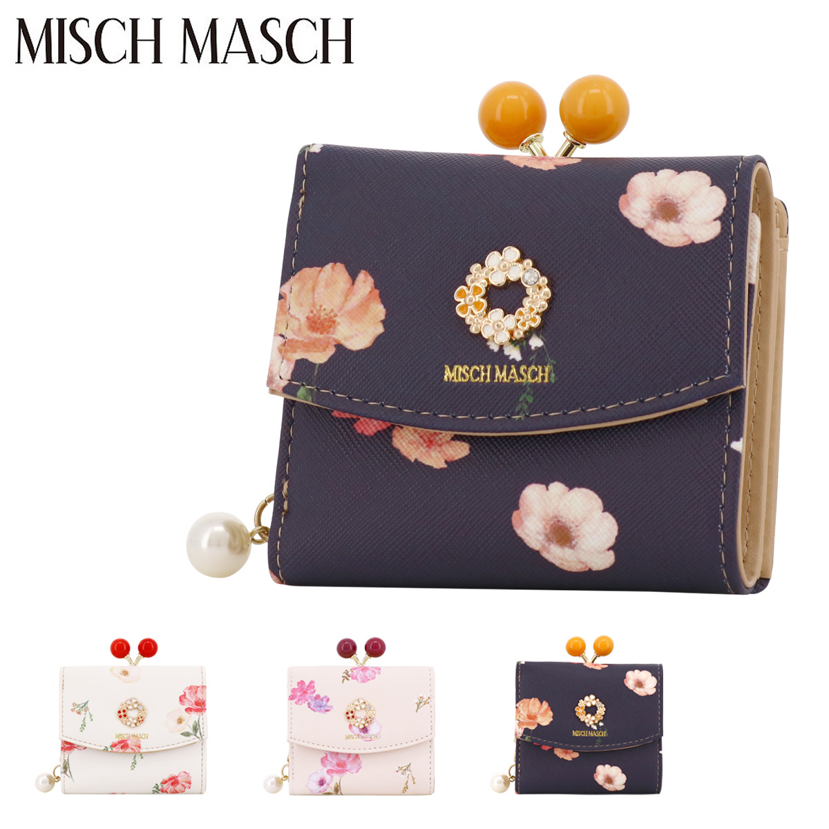 ミッシュマッシュ 財布 三つ折り レディース 67284 デイジー MISCH