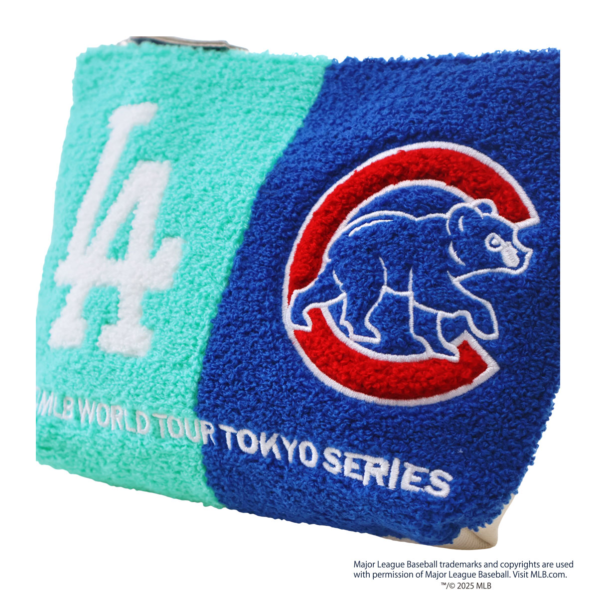 MLB 東京シリーズ 開幕戦 ドジャース カブス さがら刺繍ポーチ