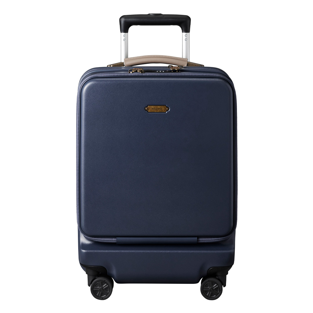 ミレスト スーツケース 34L 48cm 3.6kg フロントオープン ストッパー付き 機内持ち込み ユーティリティ MLS919 MILESTO  UTILITY キャリーケース ハードキャリー : mls919 : サックスバーYahoo!店 - 通販 - Yahoo!ショッピング