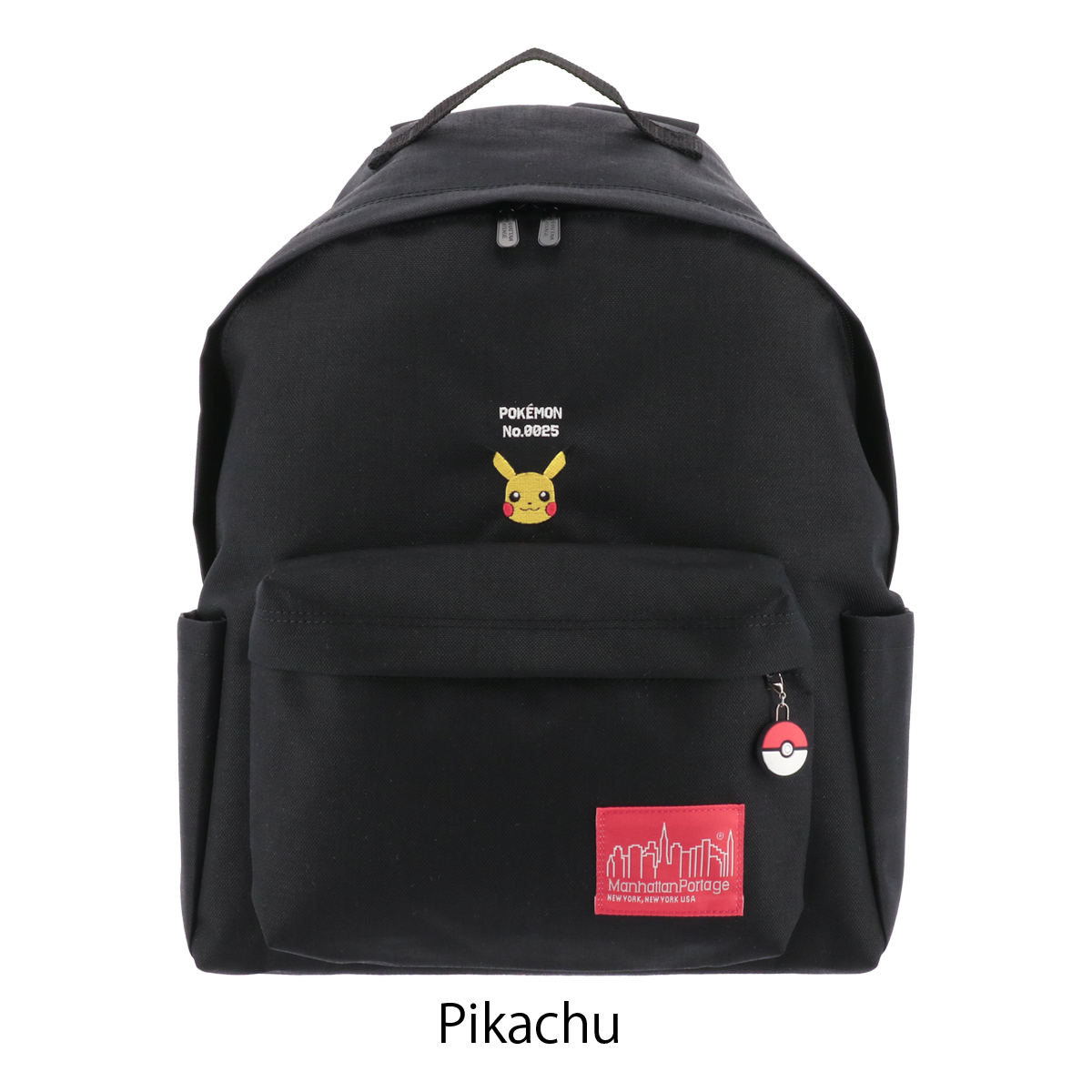 新品　マンハッタンポーテージ　日本限定　ポケモンコラボ　リュック　ピカチュウ　黒 Manhattan Portage（マンハッタンポーテージ） リュック A4 Pokemon