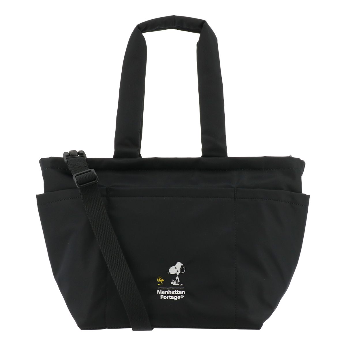 マンハッタンポーテージ × ピーナッツ 2way ショルダーバッグ ブラック Manhattan Portage（マンハッタンポーテージ） トートバッグ