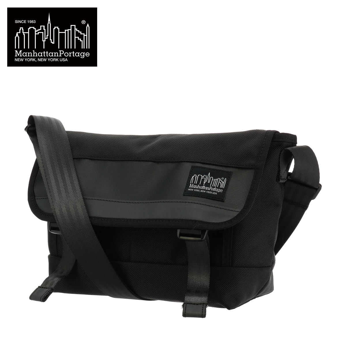 【美中古】マンハッタンポーテージブラックレーベルスタンダードメッセンジャーバッグ Manhattan Portage BLACK LABEL 最大55% 10/26まで マンハッタン