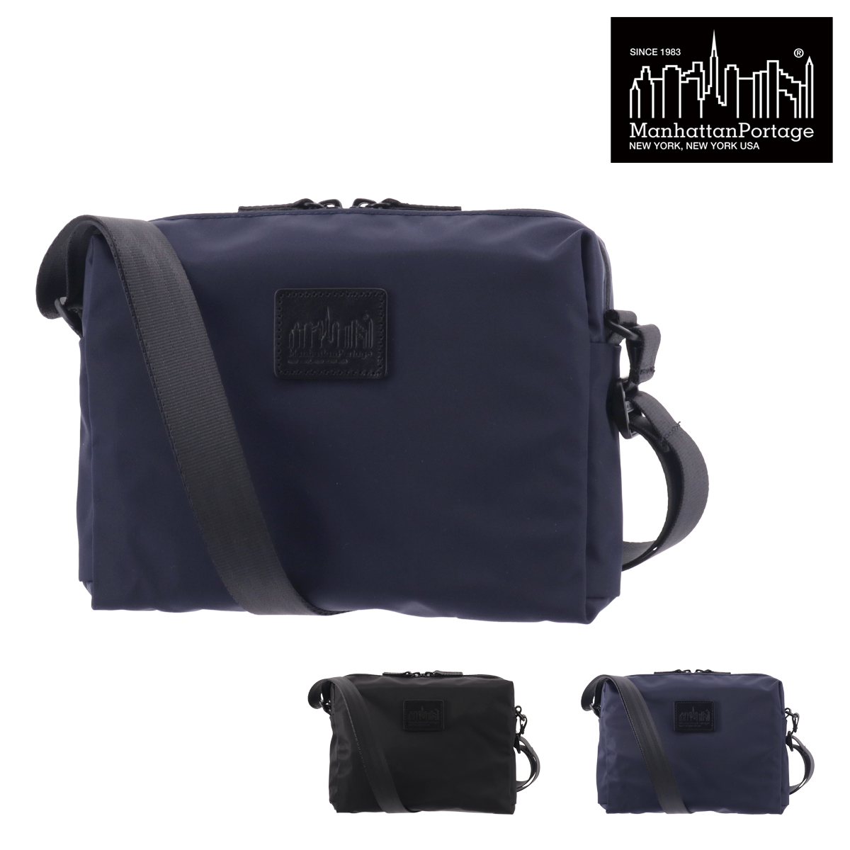 美品★ マンハッタンポーテージ ブラックレーベル ショルダーバッグCORDURA Manhattan Portage（マンハッタンポーテージ） ブラックレーベル