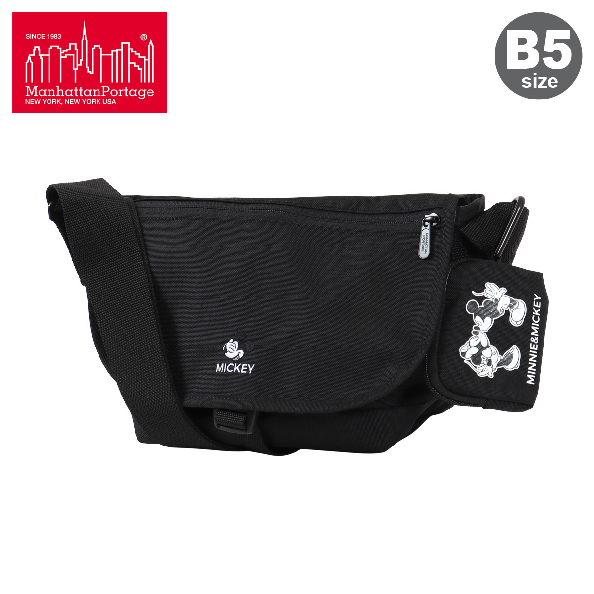 【レビュー投稿で+5％還元】マンハッタンポーテージ ショルダーバッグ コラボ ミッキーマウス メンズレディース MP1403PLMIC24 manhattanportage クリスマス_mp クリスマス_wp Manhattan Portage（マンハッタンポーテージ） メッセンジャーバッグ