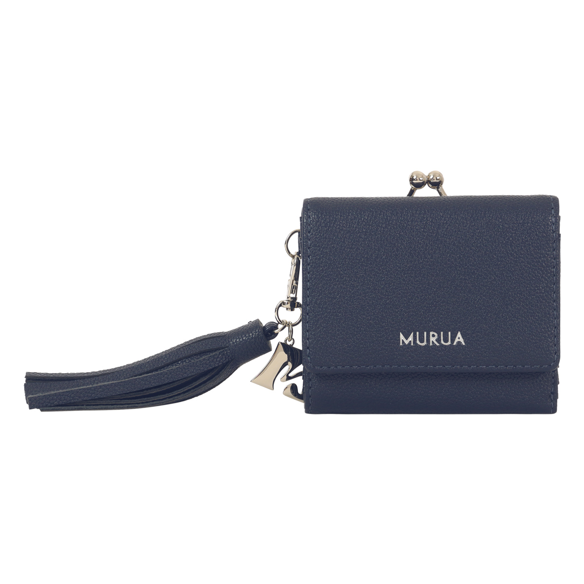 MURUA（ムルーア） 三つ折り財布 スナップボタン タッセル mr-w1322