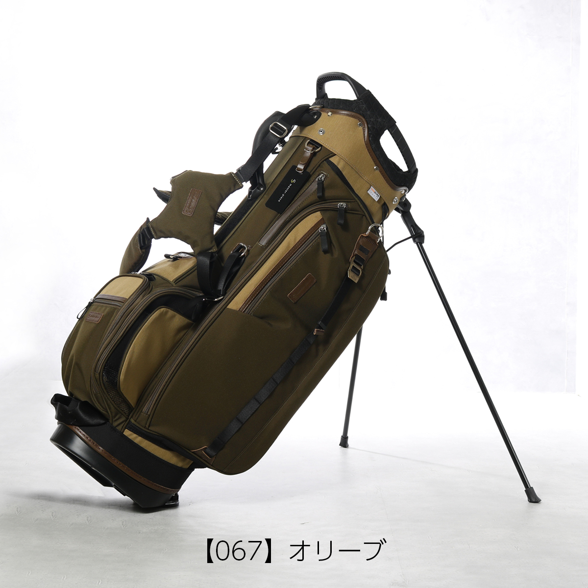 マスターピース ゴルフ キャディバッグ スタンド型 メンズ 9型 47インチ 5分割 master piece GOLF 02630 ゴルフバッグ  キャディーバッグ 撥水