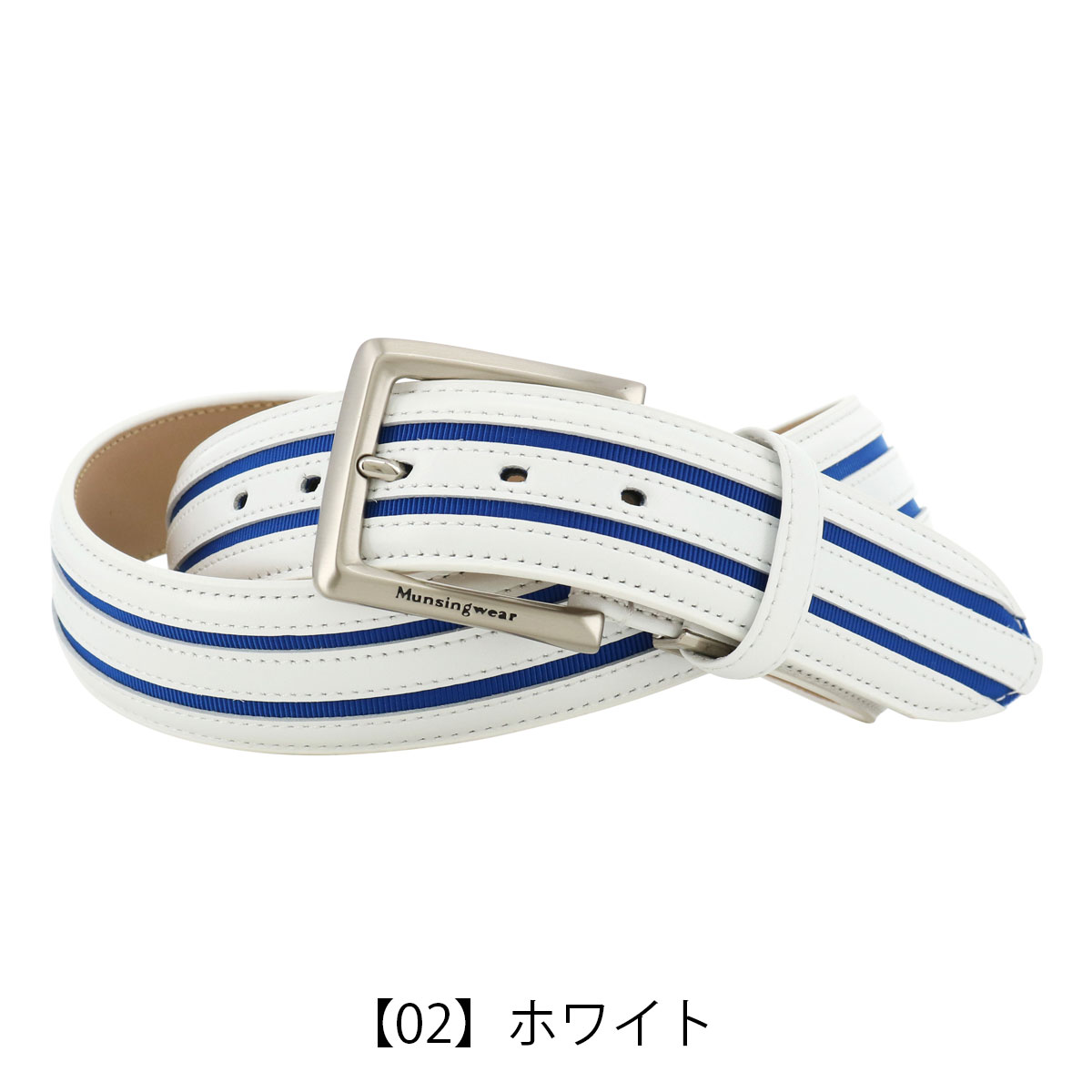 Munsingwear マンシングウェア ベルト 本革 メンズ ピンタイプ