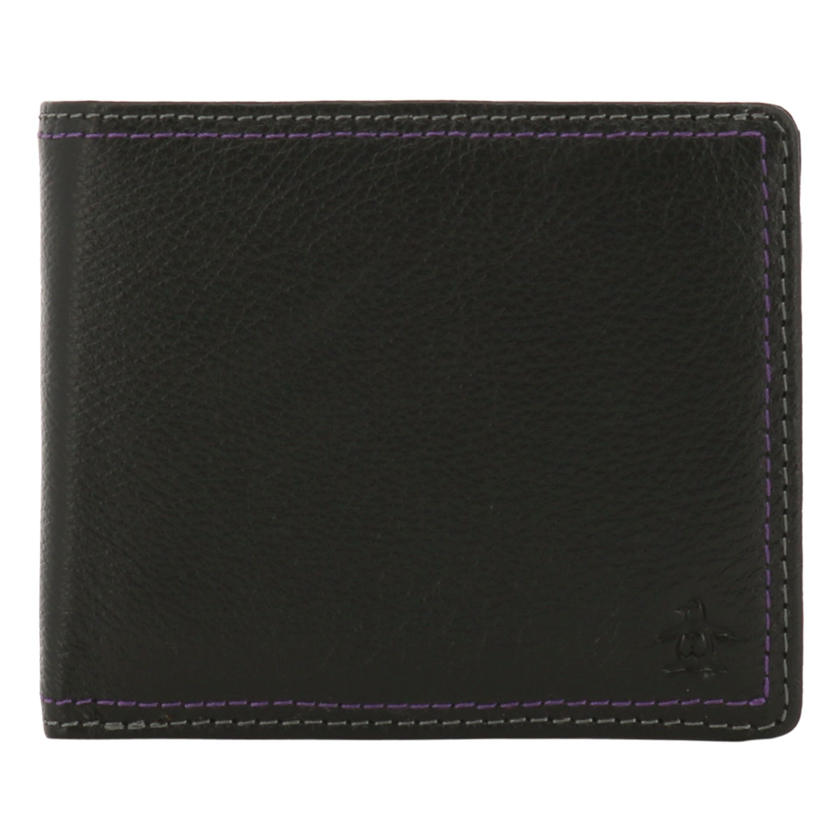 Munsingwear（マンシングウェア） 二つ折り財布 本革 片マチ メンズ