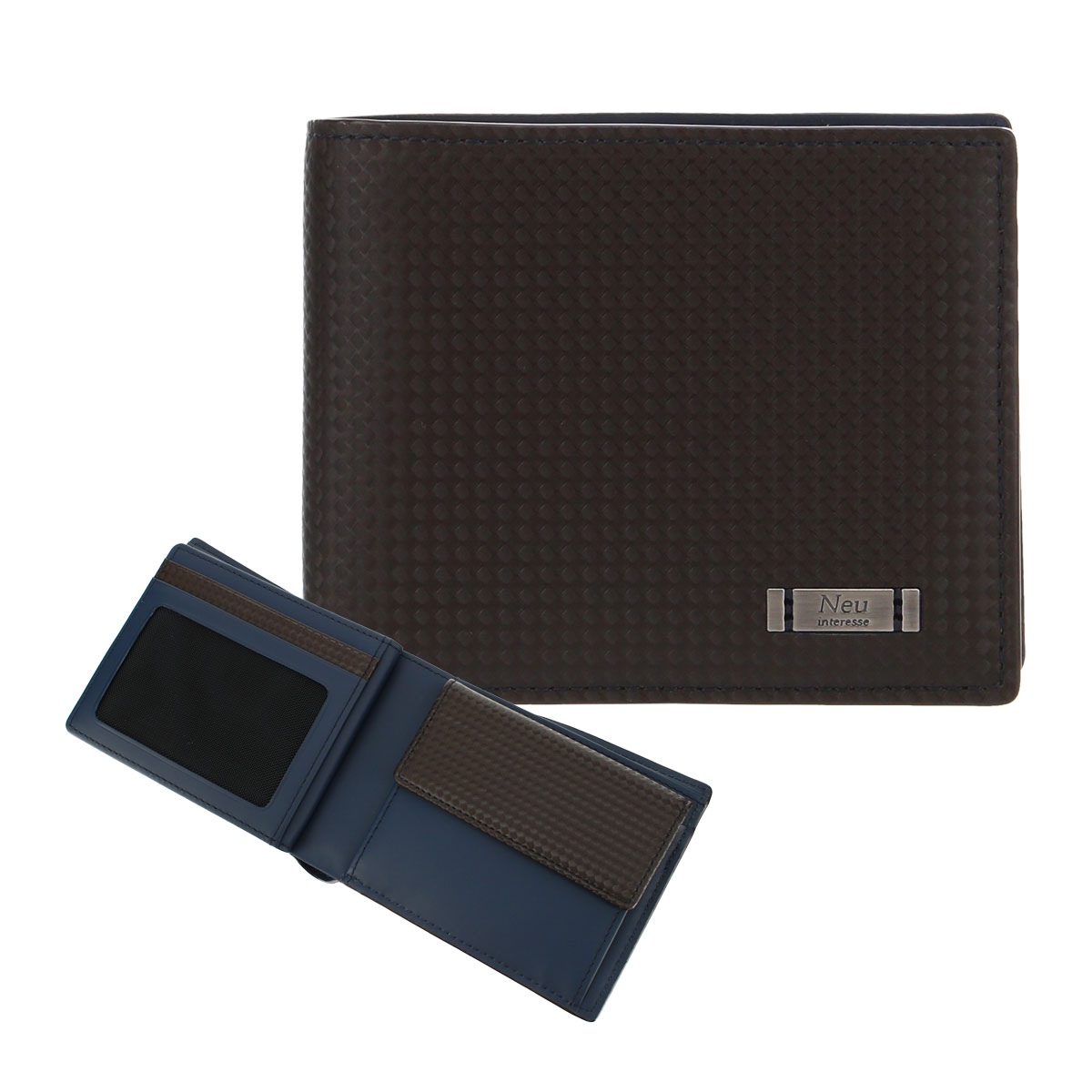 Neu interesse（ノイインテレッセ） 二つ折り財布 ナハト メンズ 3541