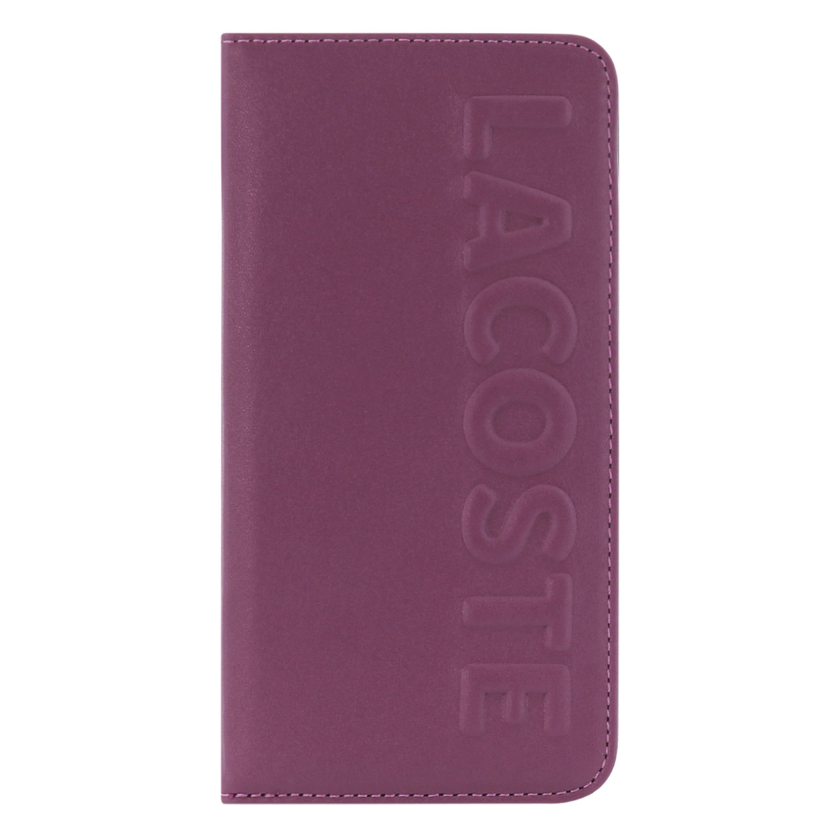 ラコステ　　財布　カード入れ　スマホ入れ　 LACOSTE（ラコステ） スマホケース iPhone XR LOGO MANIA レディース