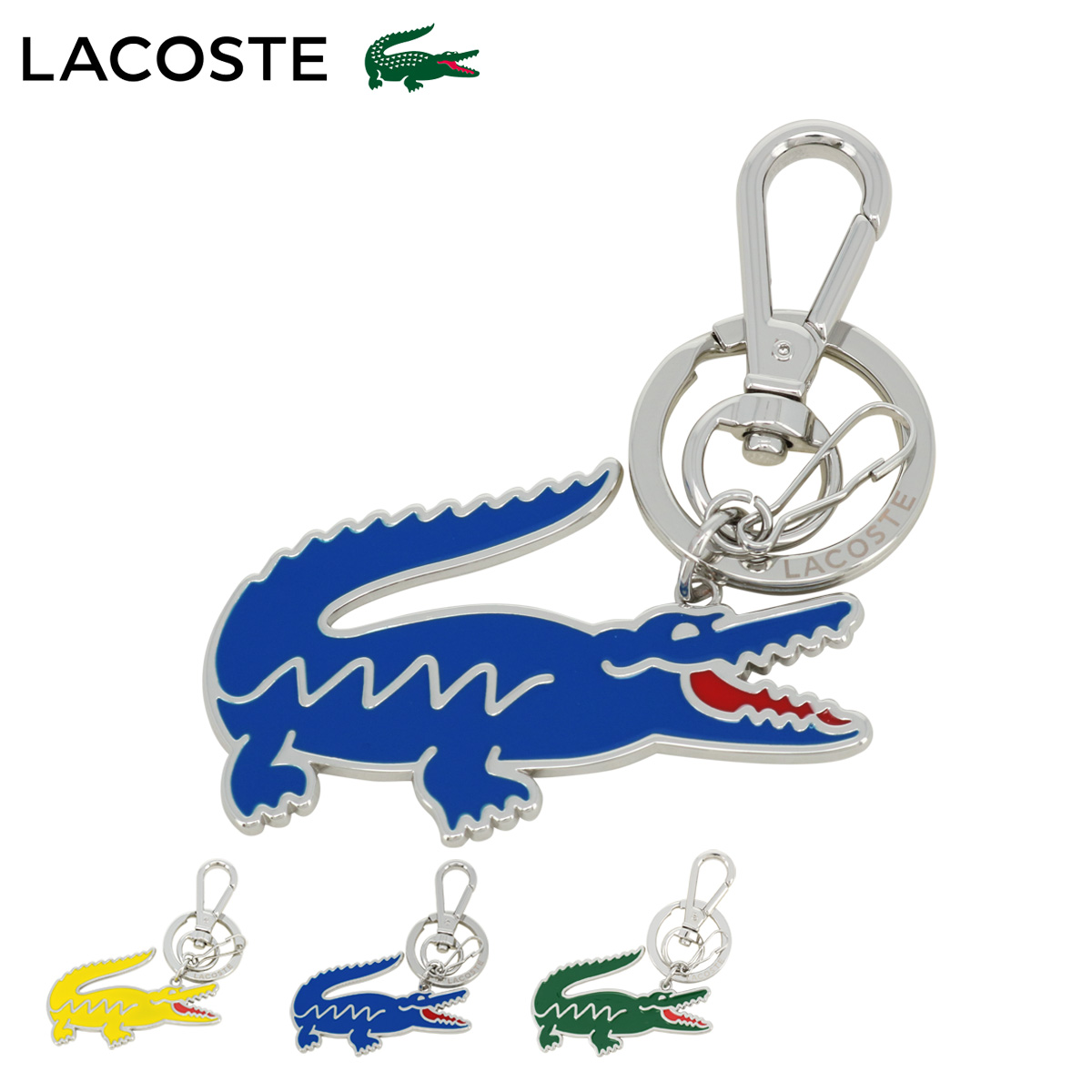 ラコステ キーホルダー キーリング キーフック メンズ NH1380KP LACOSTE メタルチャーム : nh1380kp :  サックスバーYahoo!店 - 通販 - Yahoo!ショッピング