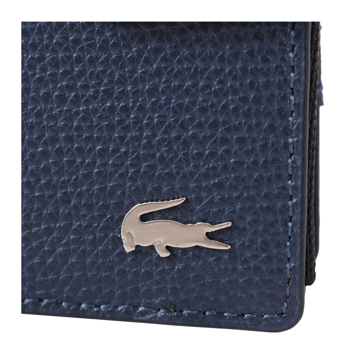 LACOSTE ブラック キーカバー LACOSTE｜デイリークロコ Lファスナースマートキーケース