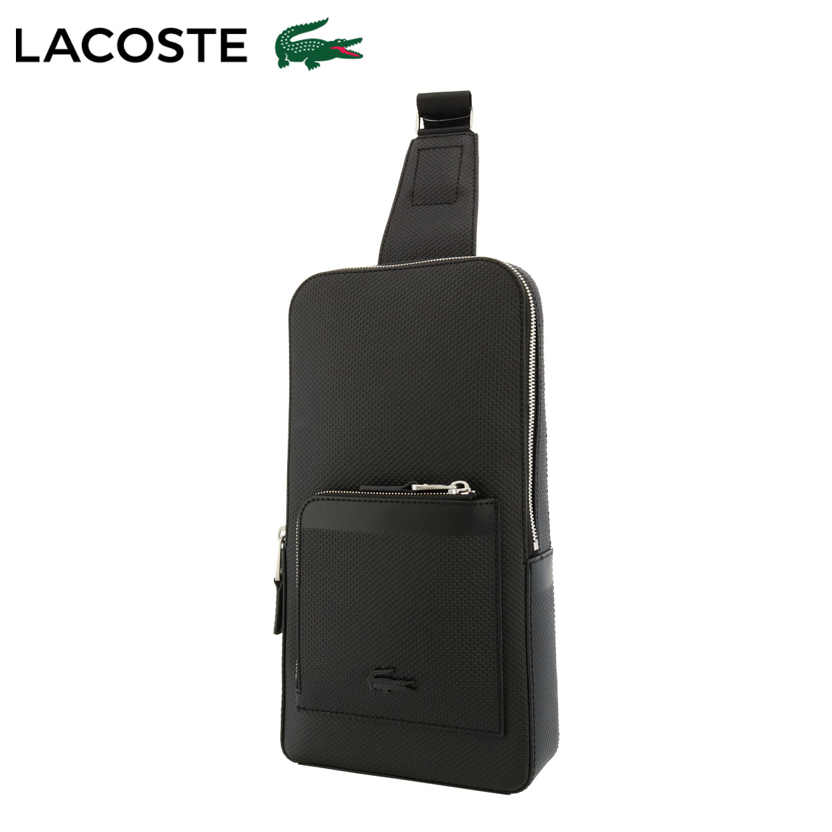 ラコステ ボディバッグ CHANTACO NH3633C 本革 メンズ LACOSTE ワン