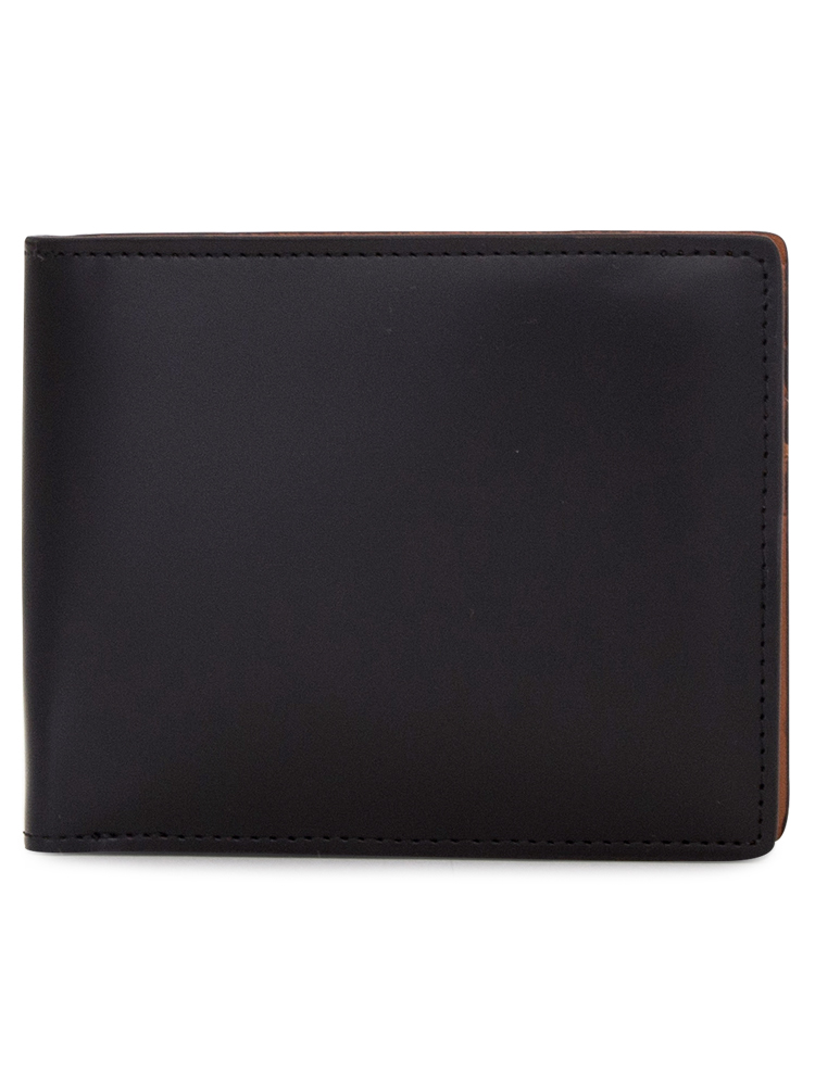 PRARE 黒レザー二つ折り財布 PRAIRIE 1957 プレリー PRAIRIE 二つ折り財布 NP07316 CORDVAN レザー