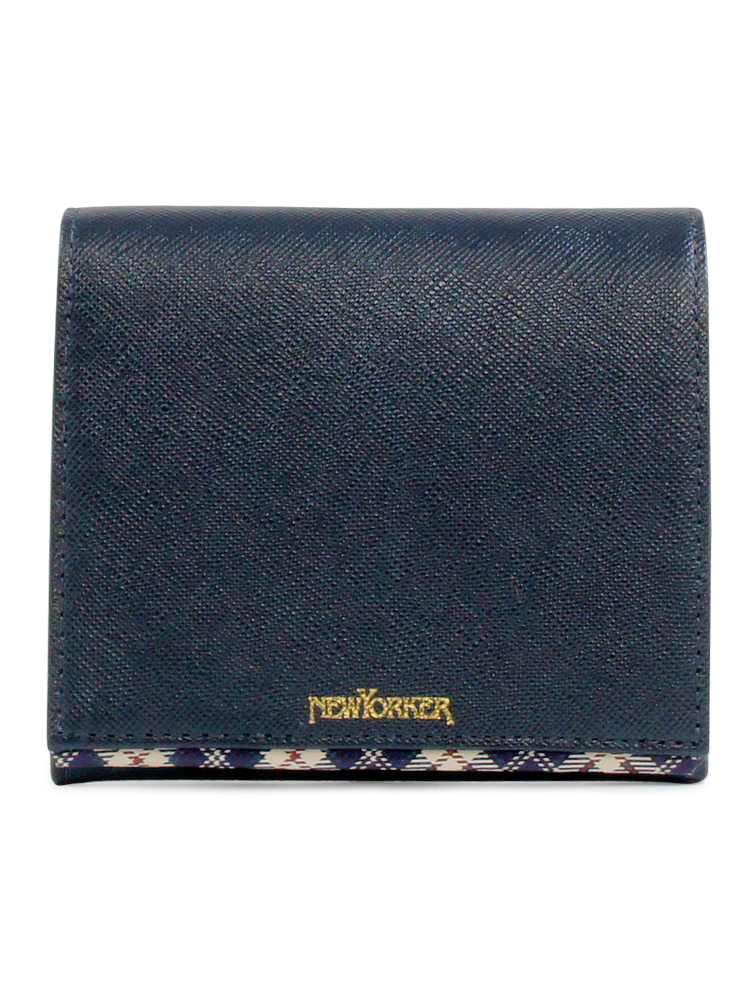 NEWYORKER ニューヨーカー 二つ折り財布 NYP-504 ライン 財布