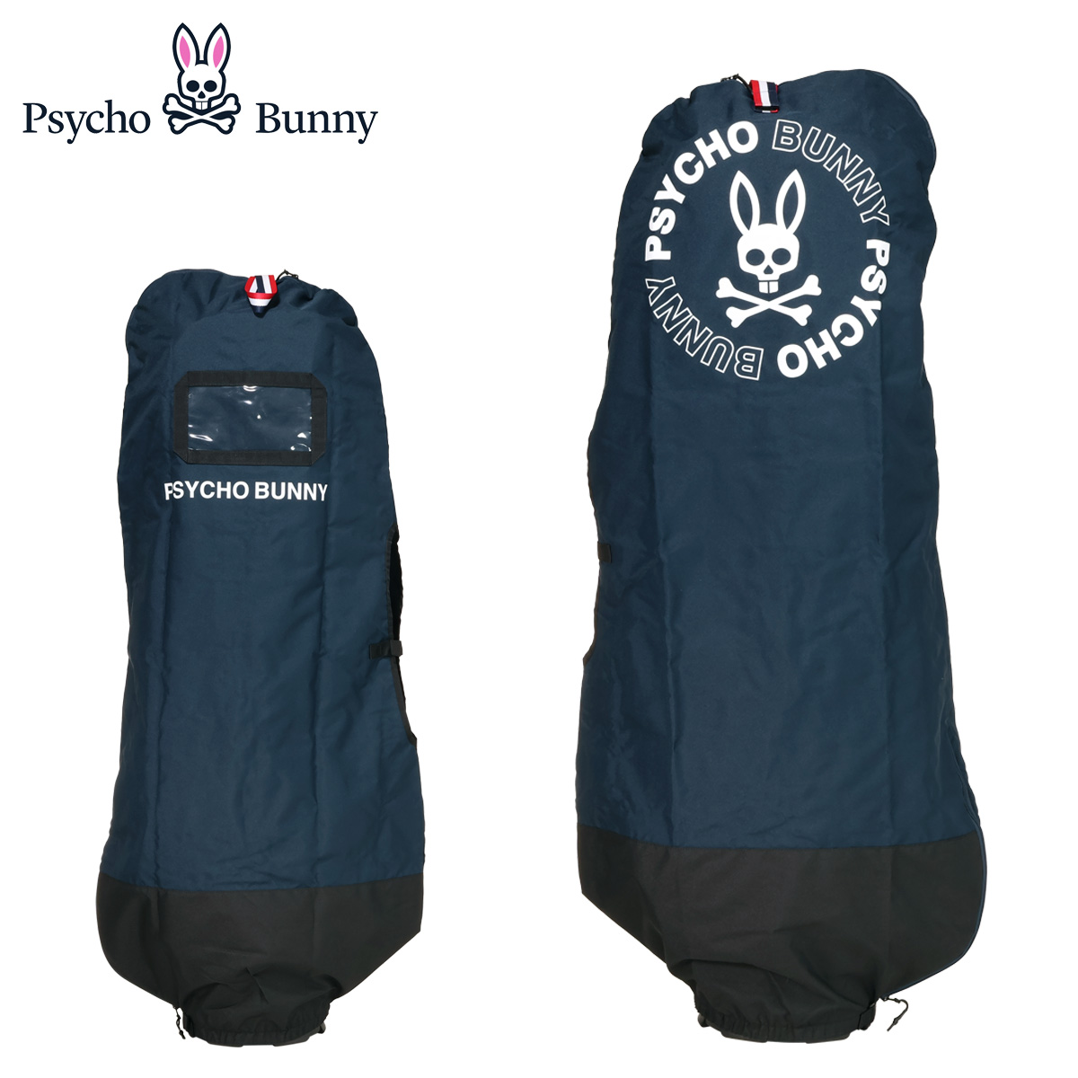 Psycho Bunny（サイコバニー） ゴルフ トラベルカバー 9型キャディ