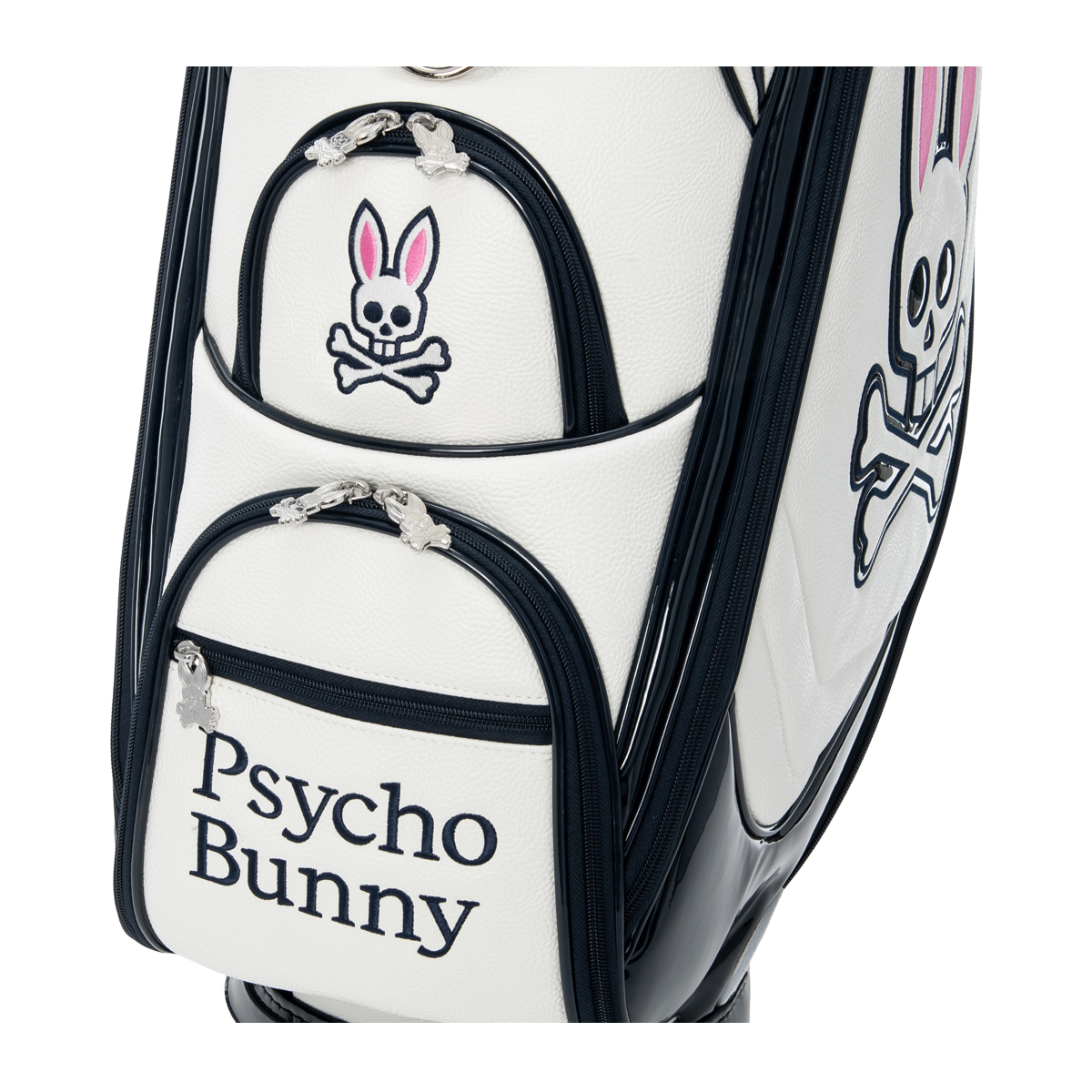 Psycho Bunny（サイコバニー） ゴルフ キャディバッグ 9.0型 5分割 約