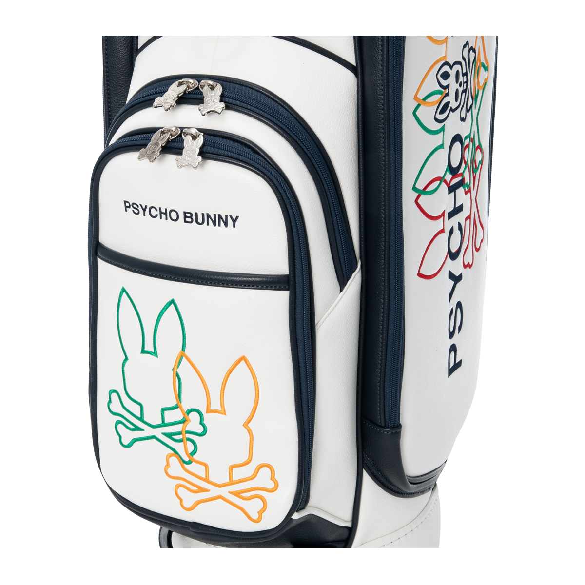 Psycho Bunny ゴルフバッグ・キャディバッグ Psycho Bunny（サイコバニー） ゴルフ キャディバッグ 9.0型 5分割 約