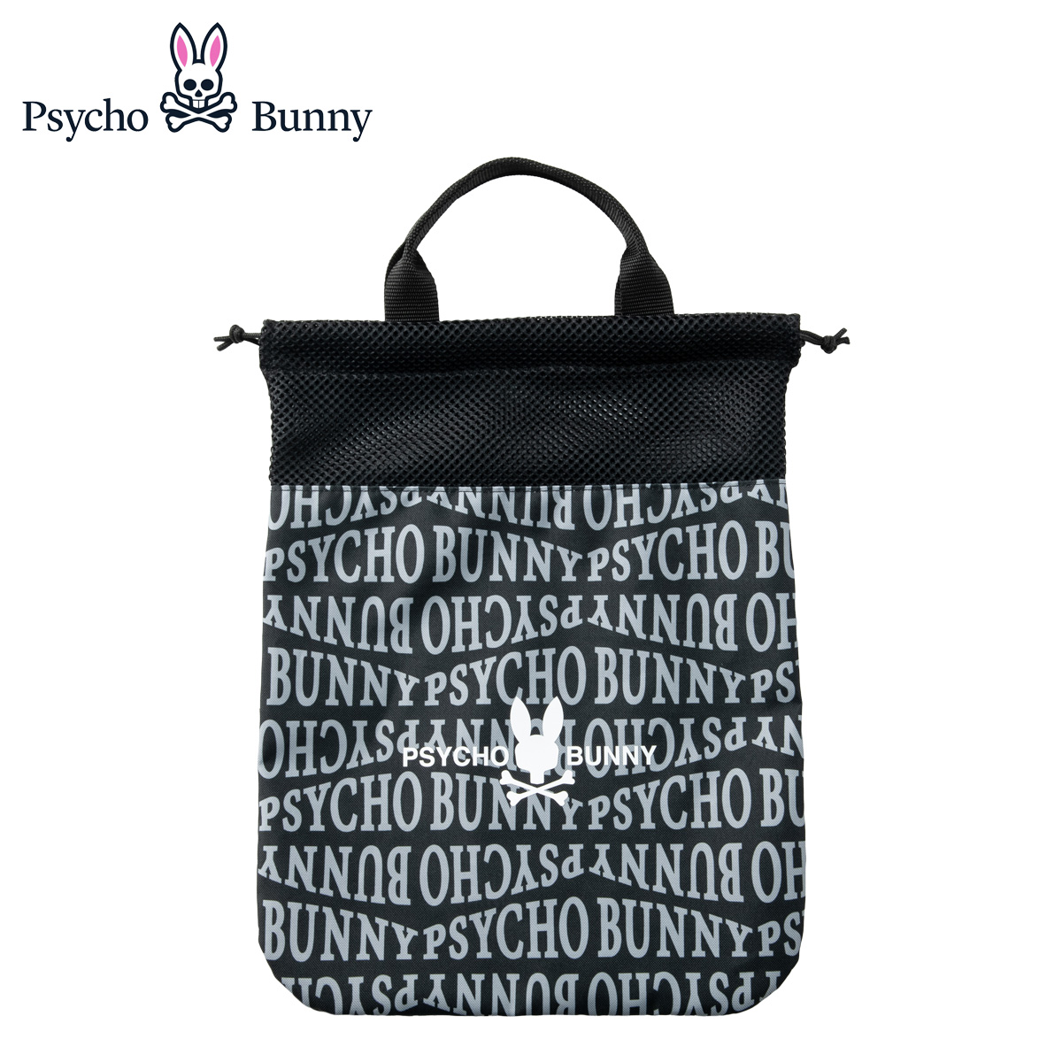 Psycho Bunny サイコバニー　2way バック/ ジューズ入れ pbmg6aea.jpg