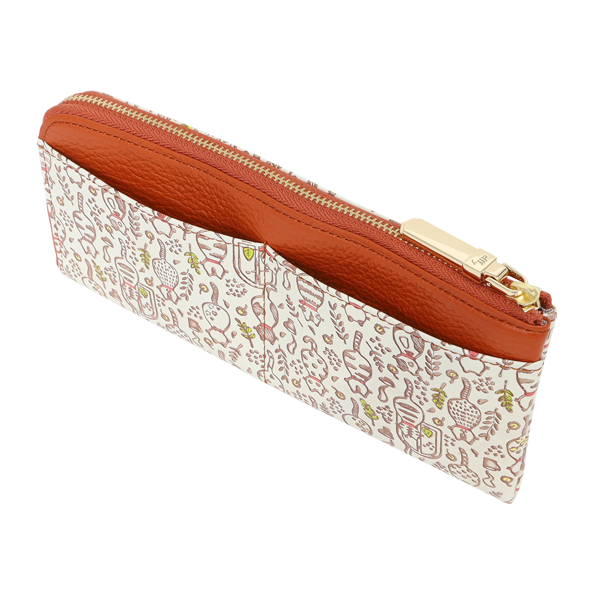 efffy（エフィー） 長財布 L字ファスナー レディースPD3-042 efffy