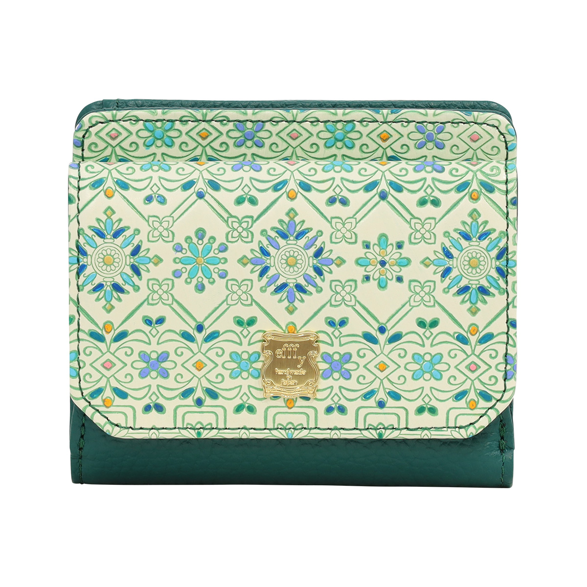efffy（エフィー） 二つ折り財布 レディース 友禅文庫 PD3-18 efffy