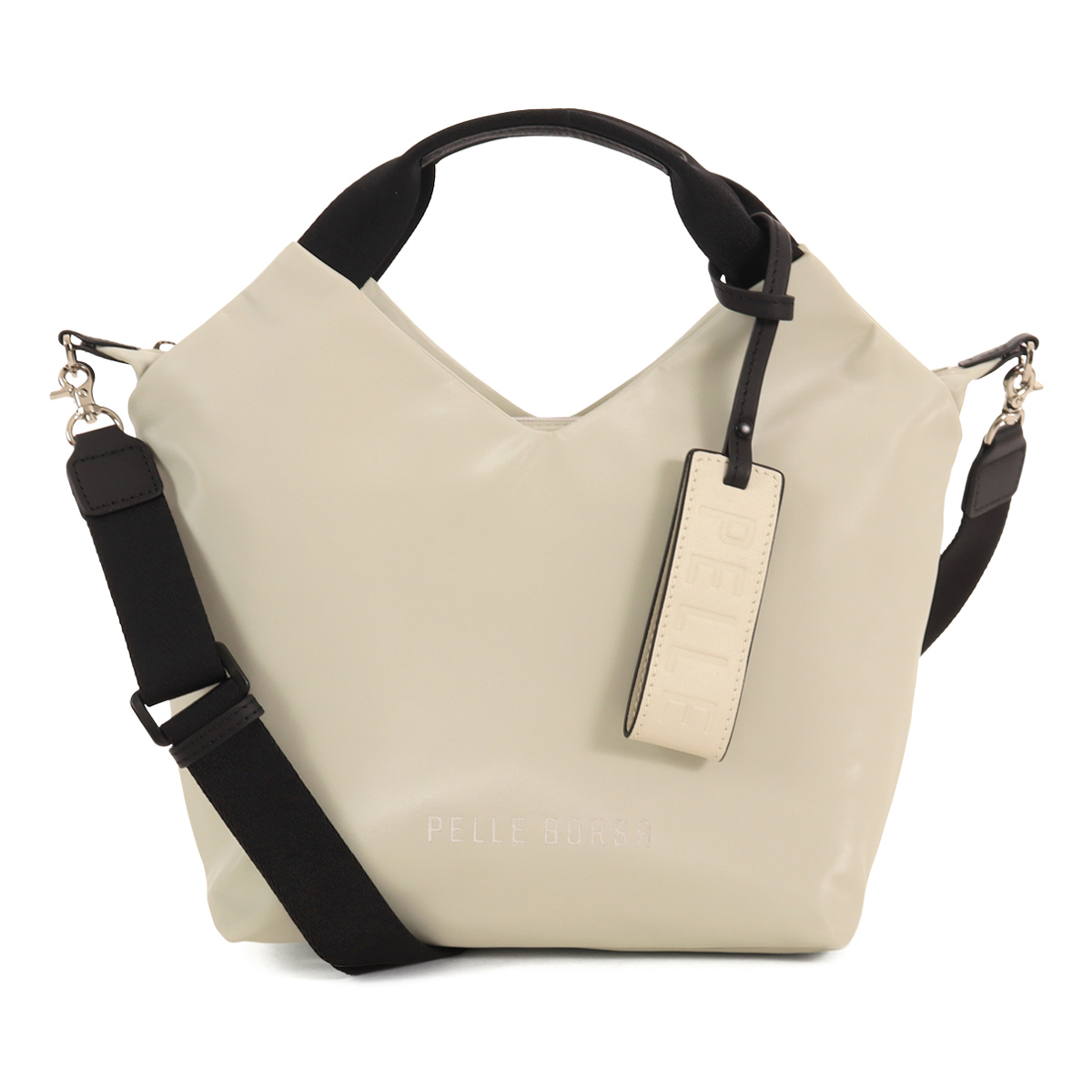 ★【PELLE BORSA/ペレボルサ】美品  ショルダーバッグ  2WAY  (ショルダー2本付き) レザー  北九州店舗店頭販売のみ PELLE BORSA（ペレボルサ） 【10％OFFクーポン】 ハンドバッグ PELLE