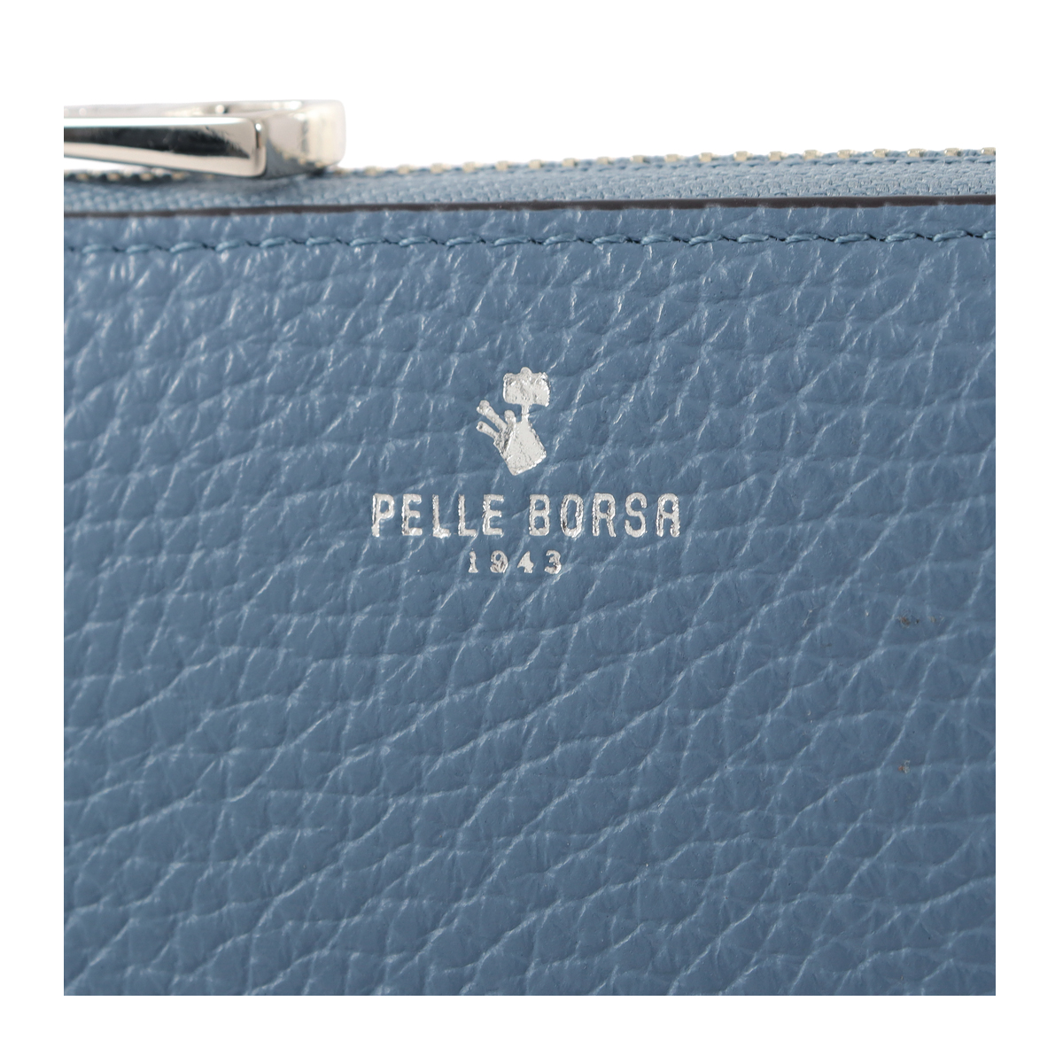 PELLE BORSA（ペレボルサ） 二つ折り財布 L字ファスナー 本革