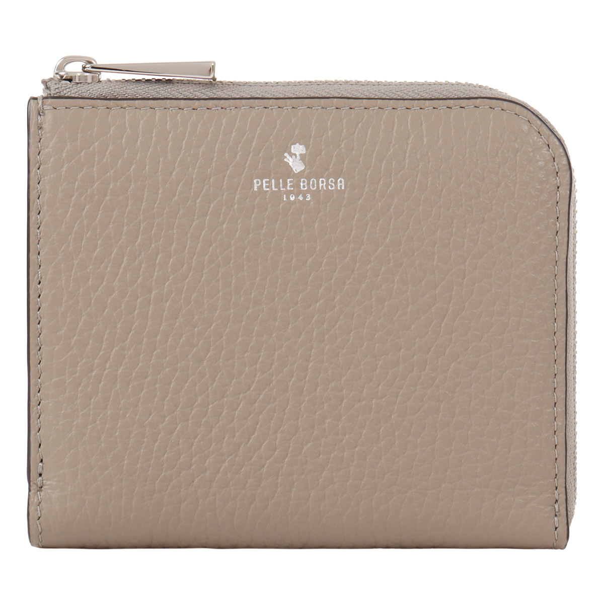 PELLE BORSA（ペレボルサ） 二つ折り財布 L字ファスナー 本革
