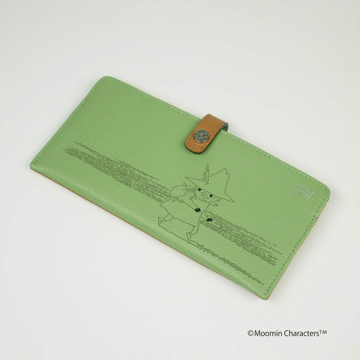 PELLE BORSA ムーミン ペレボルサ 長財布 本革 スナフキン PELLE BORSA ムーミン ペレボルサ 長財布 本革 スナフキン