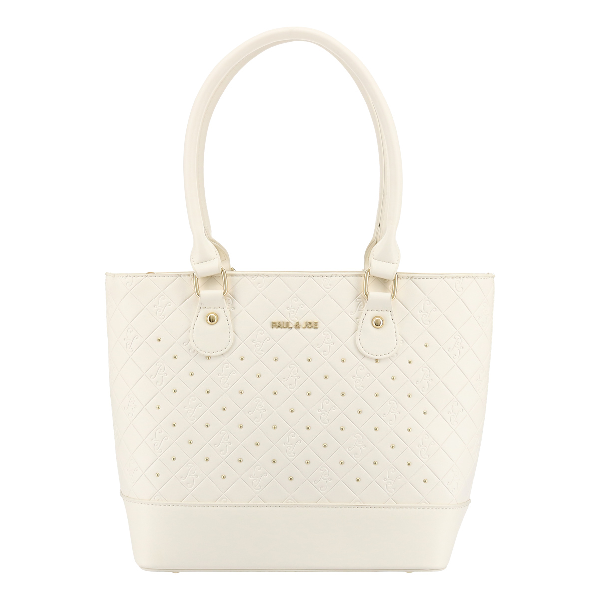 【レビュー投稿で+5％還元】ポールアンドジョーアクセソワ トートバッグ エンボス PJA-B1079 PAUL&JOE ACCESSOIRES エンボス 型押し クリスマス_mp PAUL&JOE（ポール＆ジョー） ポールアンドジョーアクセソワ トート