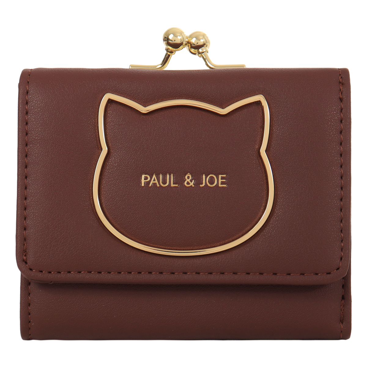 PAUL＆JOE ポールアンドジョー 財布 ヌメット ネコ ネイビー がま口 猫 PAUL&JOE（ポール＆ジョー） ポールアンドジョーアクセソワ ミニ財布
