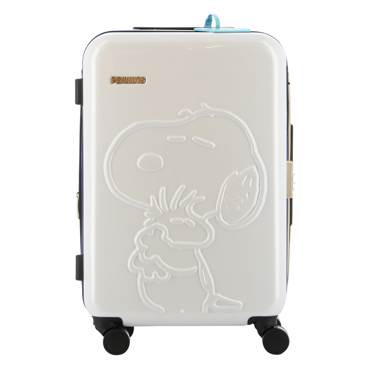 スヌーピー SNOOPY スーツケース 47L 55cm 3.6kg レディース PN-027 PEANUTS ハード ファスナー TSAロック搭載  拡張 1年保証 : pn-027 : サックスバーYahoo!店 - 通販 - Yahoo!ショッピング