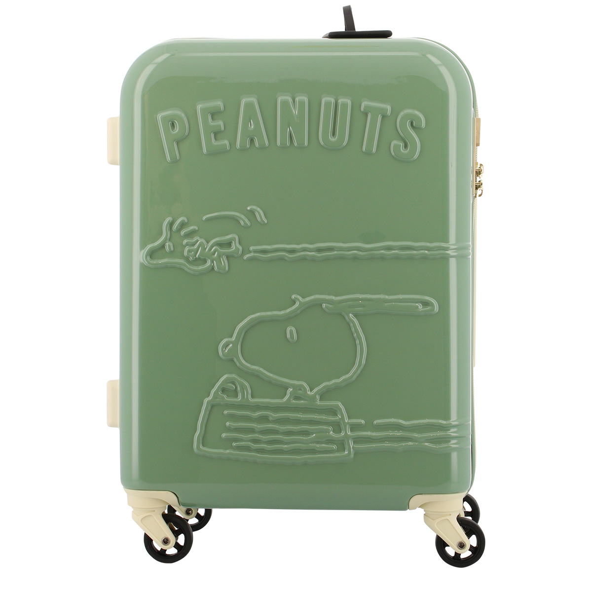 ピーナッツ スーツケース 機内持ち込み レディース 31L 48cm 2.9kg PN-030 PEANUTS スヌーピー キャリーケース ハードキャリー ファスナー 1年保証｜sacsbar｜02