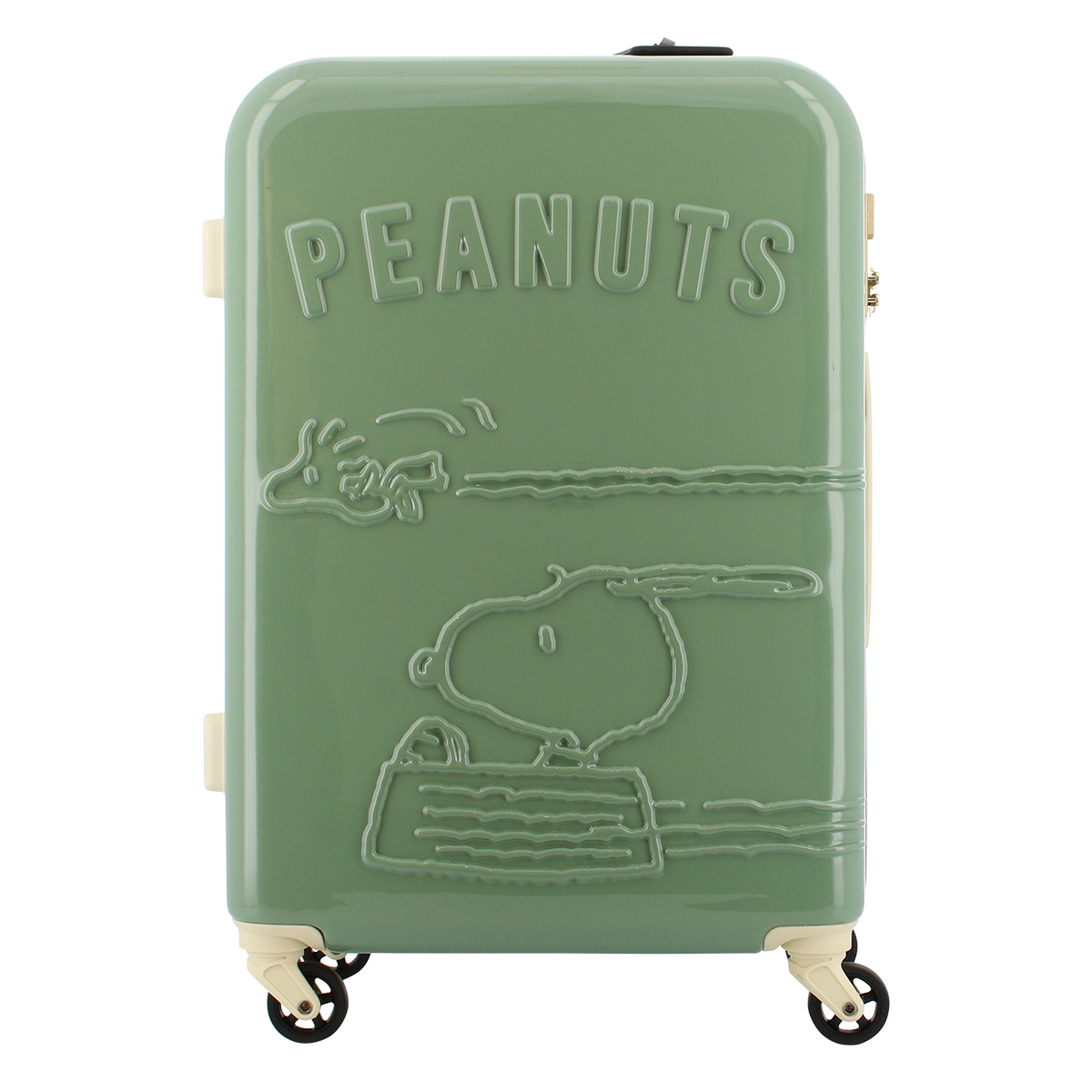 ピーナッツ スーツケース レディース 49L 56cm 3.6kg PN-031 PEANUTS スヌーピー キャラクター キャリーケース  ハードキャリー ファスナー 1年保証