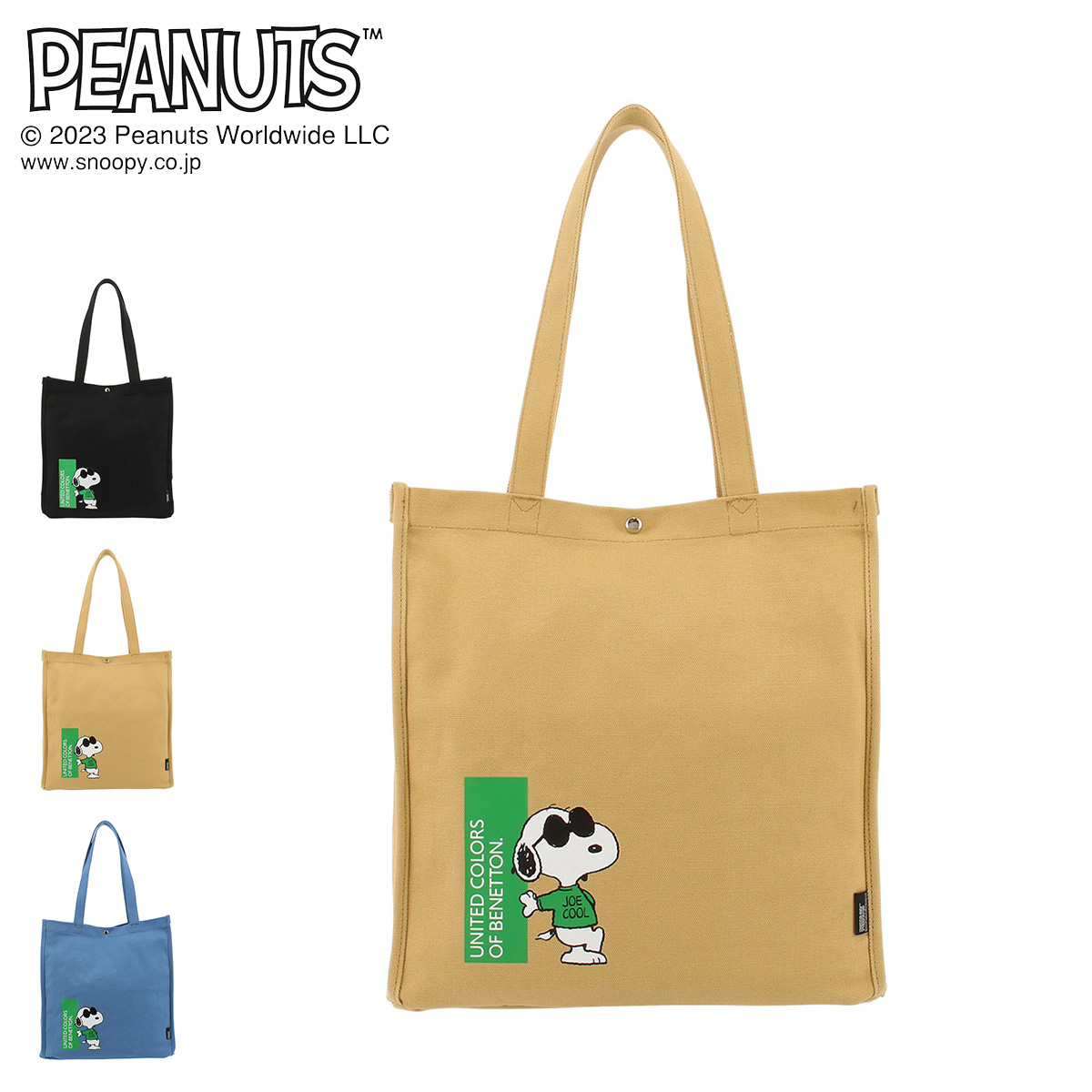 ピーナッツ トートバッグ レディース PN9-048 PEANUTS SNOOPY