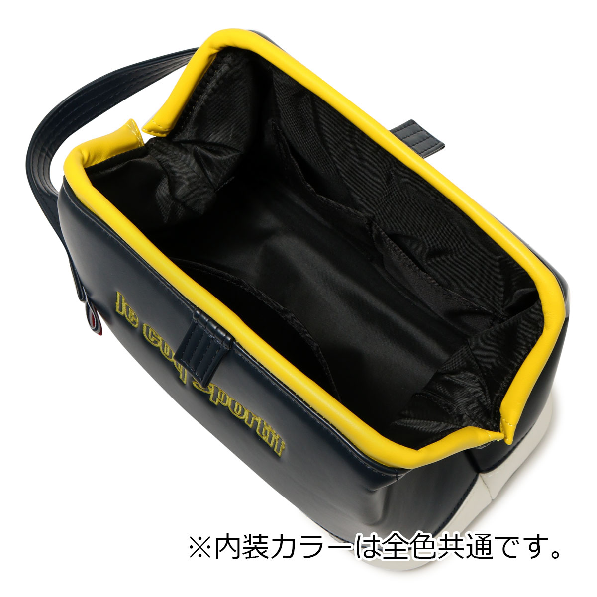 ルコック　ゴルフポーチ　マグネット式　ブラック　☆新品未使用 le coq sportif GOLF 公式 ルコックスポルティフ ゴルフ ポーチ