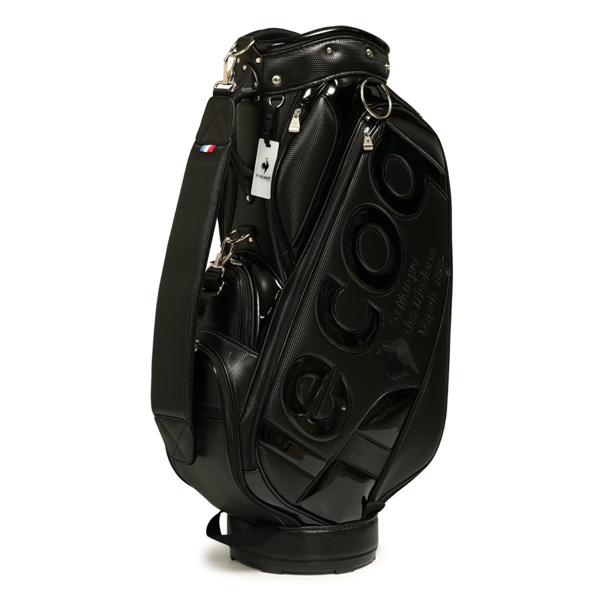 ルコックスポルティフ ゴルフ キャディバッグ カート型 6分割 9.5型 47インチ対応 3.4kg グラフィックデザイン QQBWJJ04 le  coq sportif | ゴルフバッグ
