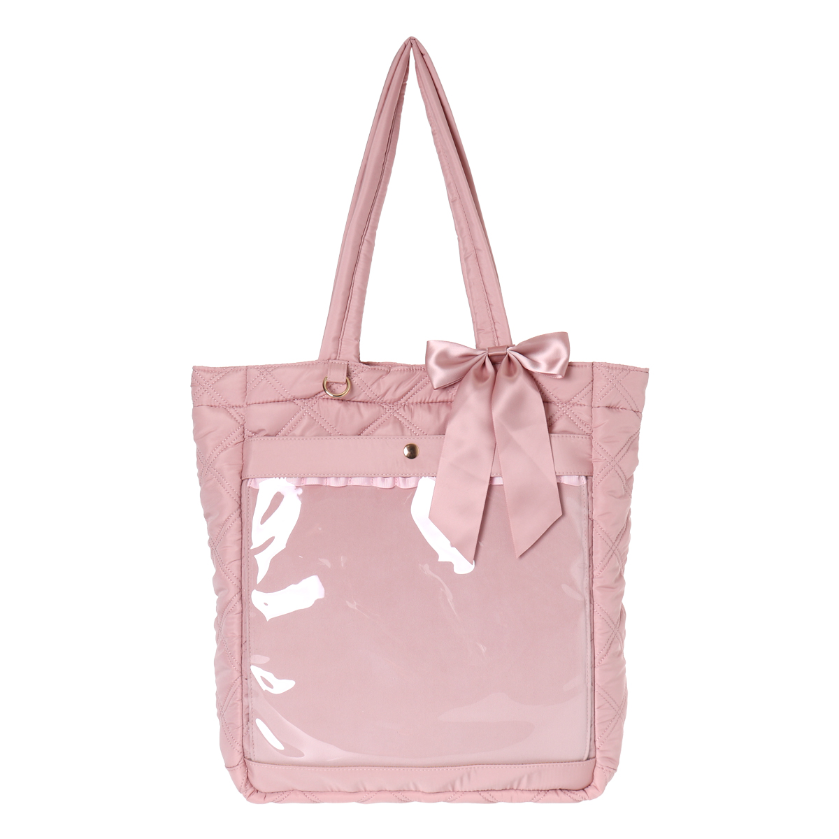 クリアバッグ 推し活バッグ トートバッグ B4 縦型 推し窓トート