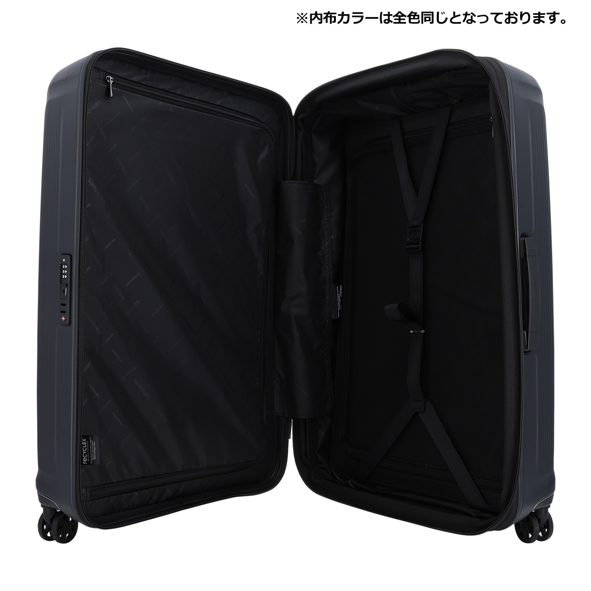 サムソナイト スーツケース ヌオン スピナー 100(110)L 70cm 3.6kgNUON-08004 38004 Samsonite  SPINNER | キャリーケース ハード ファスナー TSAロック 拡張